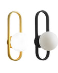 Lampa Ścienna Kinkiet APP1756-1W Brush Gold White  3