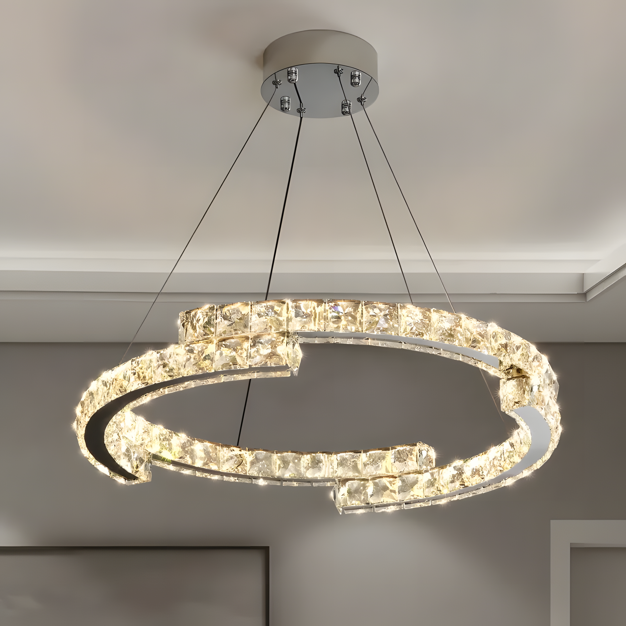 Lampa Wisząca Led App1556-cp Chrom  11