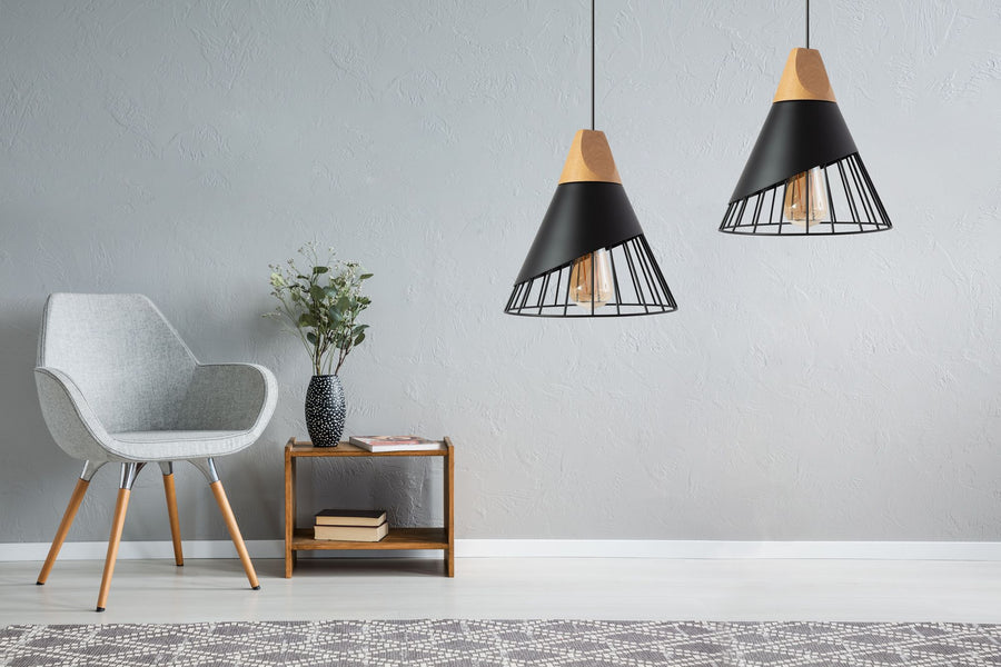 Lampa Sufitowa Wisząca Skandynawska Metal APP223-1CP