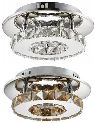 Lampa Sufitowa Kryształowa Plafon Glamour 8W APP407-C APP408-C