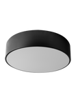 Lampa Plafon 30cm Okrągła Sufitowa app640-3c Czarna