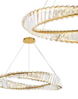 KRYSZTAŁOWA LAMPA SUFITOWA LED APP1201-CP