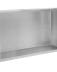 PÓŁKA WNĘKOWA ŁAZIENKOWA 30x45 stal szczotkowana