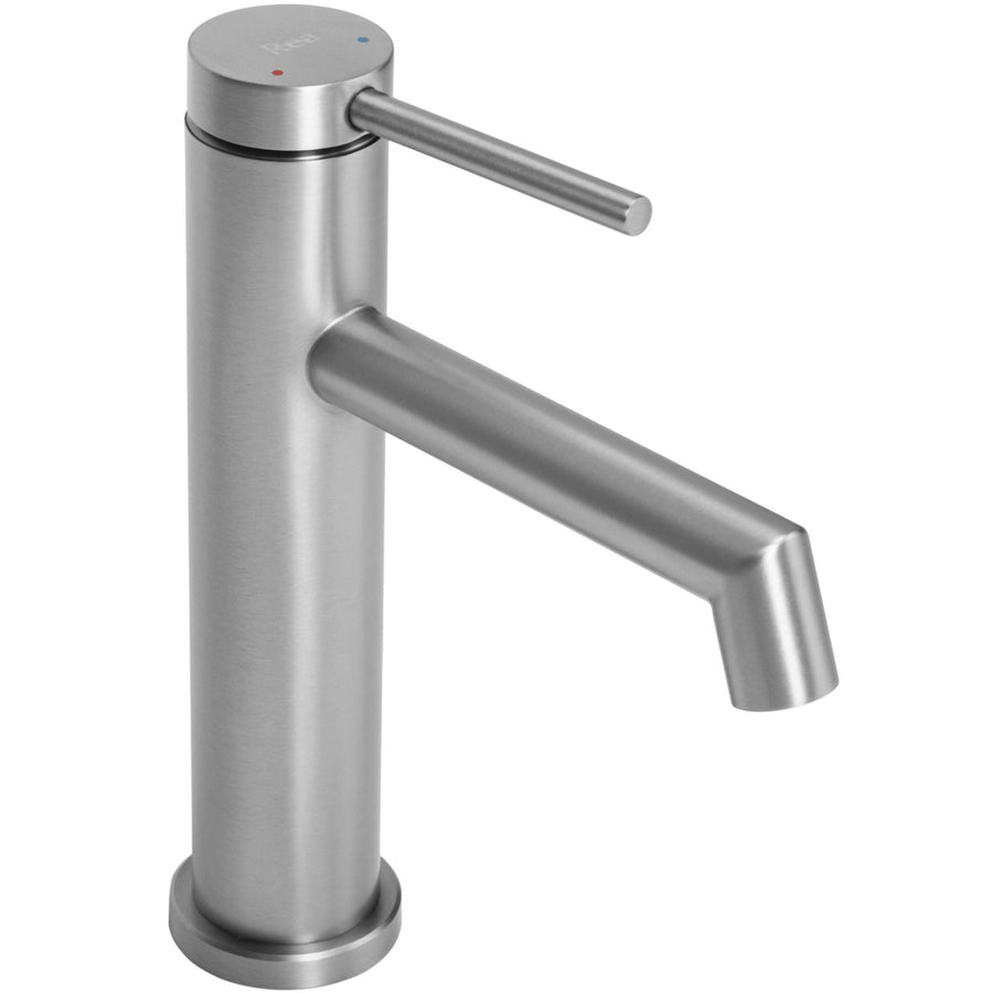 Bateria Umywalkowa Rea Foss nikiel szczotkowany Inox niska nickel brush