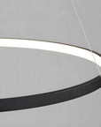 Lampa Sufitowa Wisząca Lhj012-cp 80cm Czarna  2