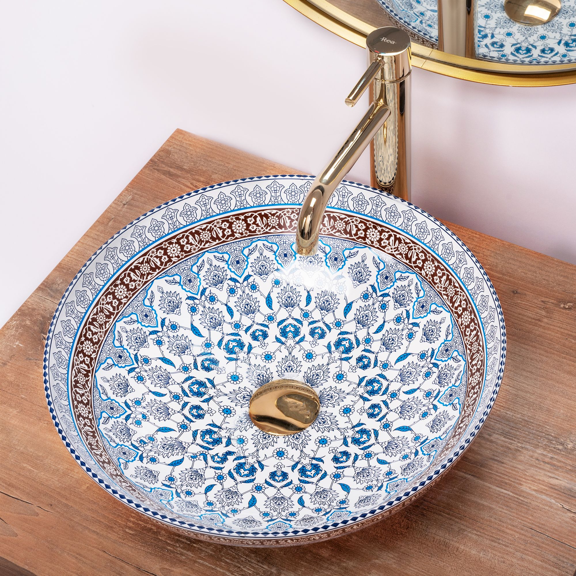 UMYWALKA NABLATOWA REA ARTE BLUE  2
