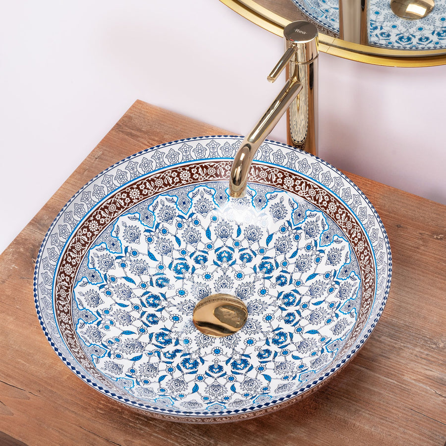 UMYWALKA NABLATOWA REA ARTE BLUE  2
