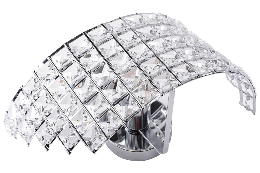 LAMPA ŚCIENNA KINKIET W STYLU GLAMOUR  APP676-1W E27