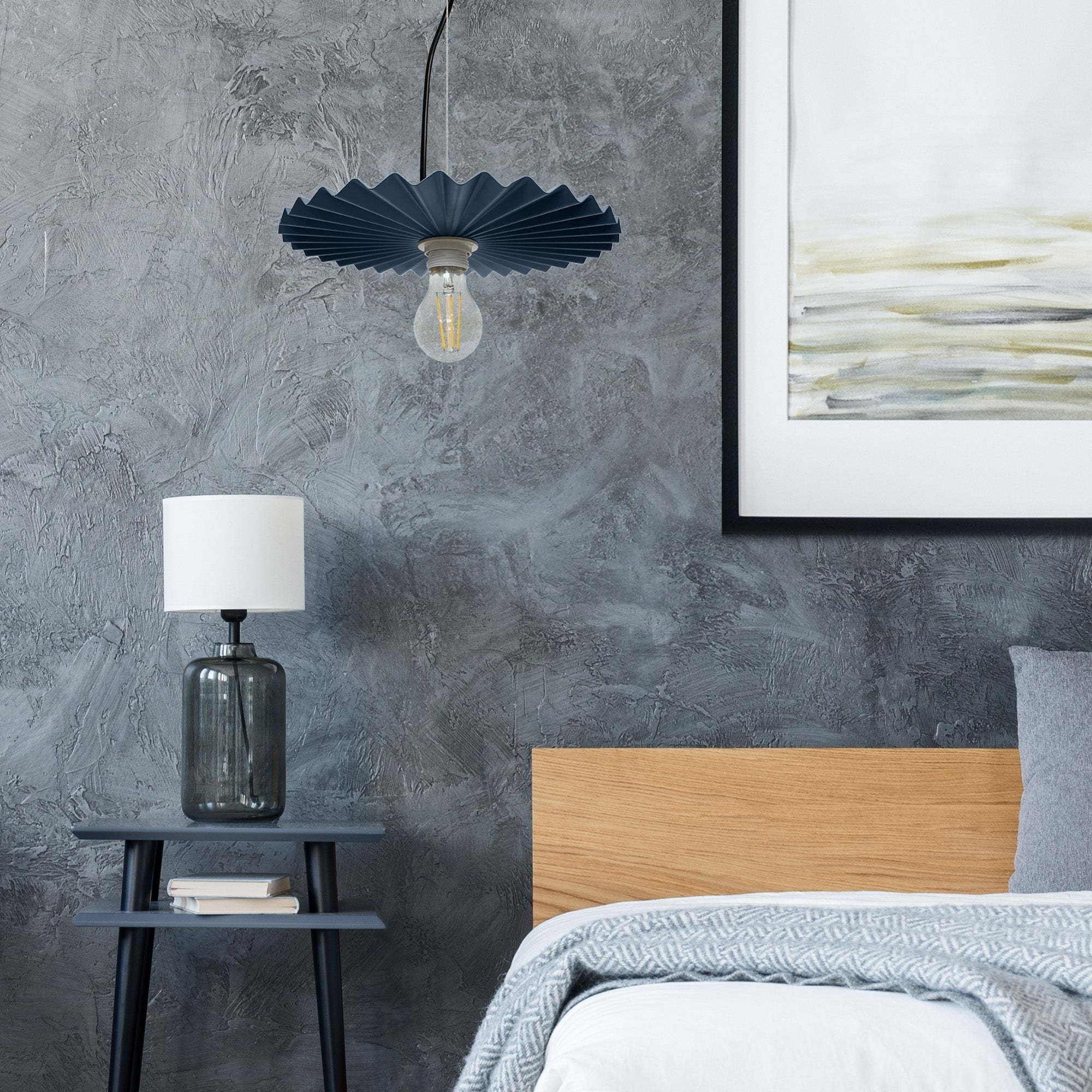 LAMPA SUFITOWA WISZĄCA APP1456-1CP Niebieski  7