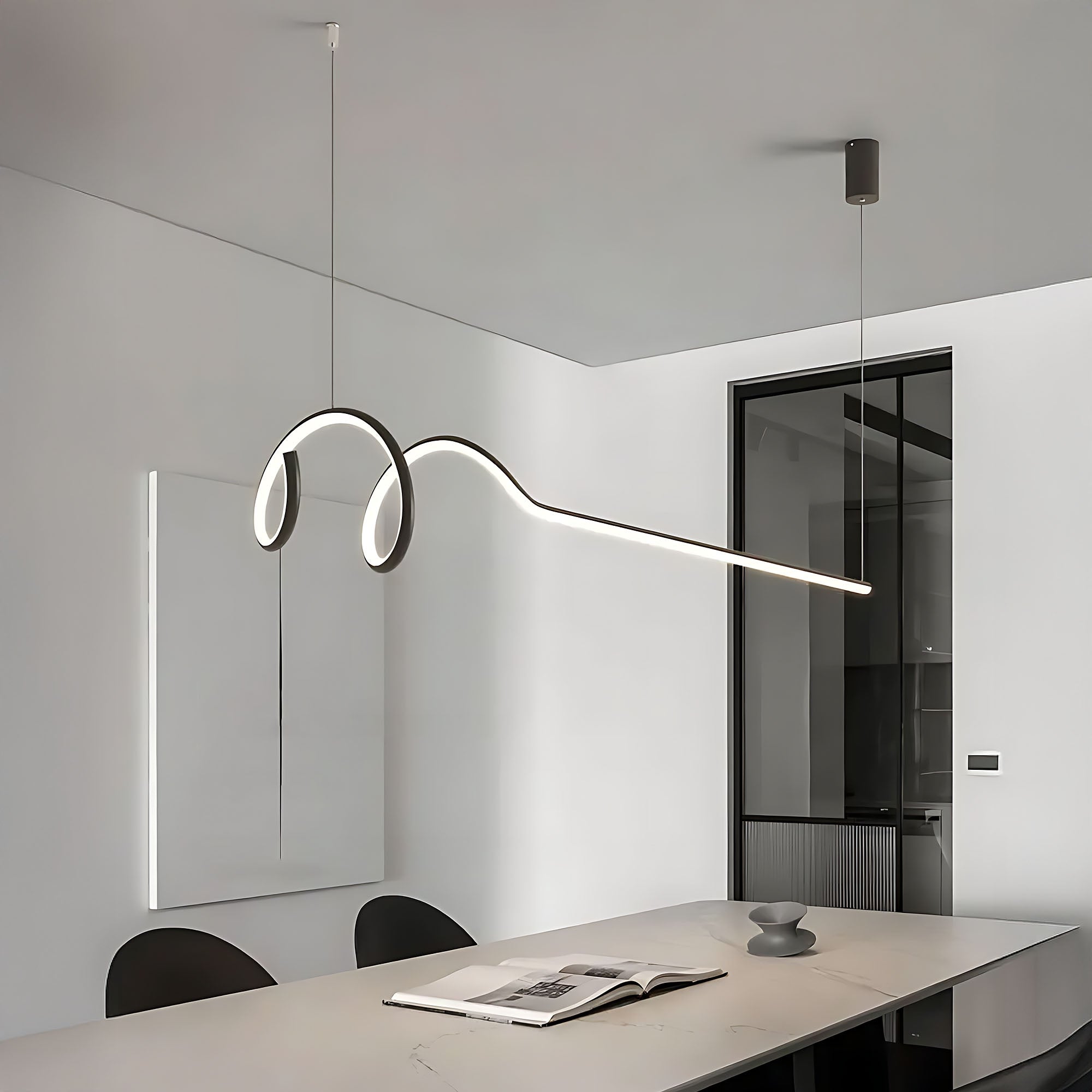 Lampa Wisząca Lhj030-cp 120cm Black  11