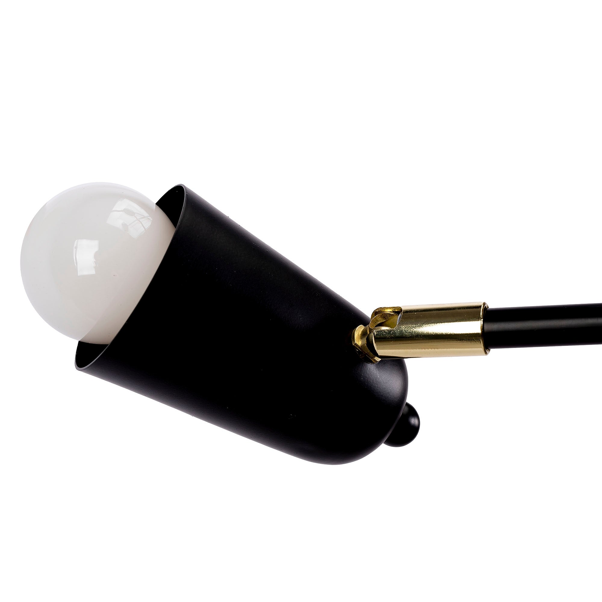 Lampa Wisząca 4-ramienna APP1708-4CP Czarna + Złoto  5