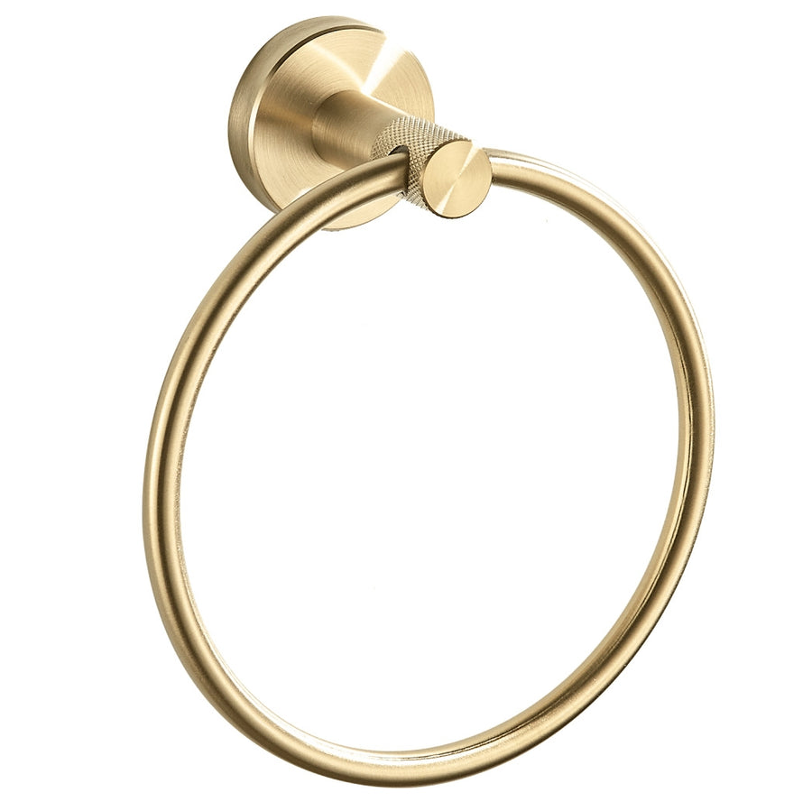 Wieszak łazienkowy RING 6610 Modern Złoty Szczotkowany  3