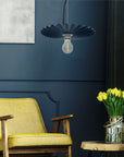 LAMPA SUFITOWA WISZĄCA APP1456-1CP Niebieski  6