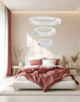 Lampa Wisząca Led Kryształowa Ms008-cp Chrom  4