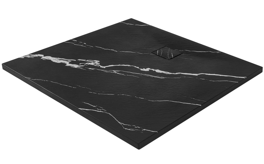Brodzik prysznicowy Magnum CARRARA BLACK 90x90
