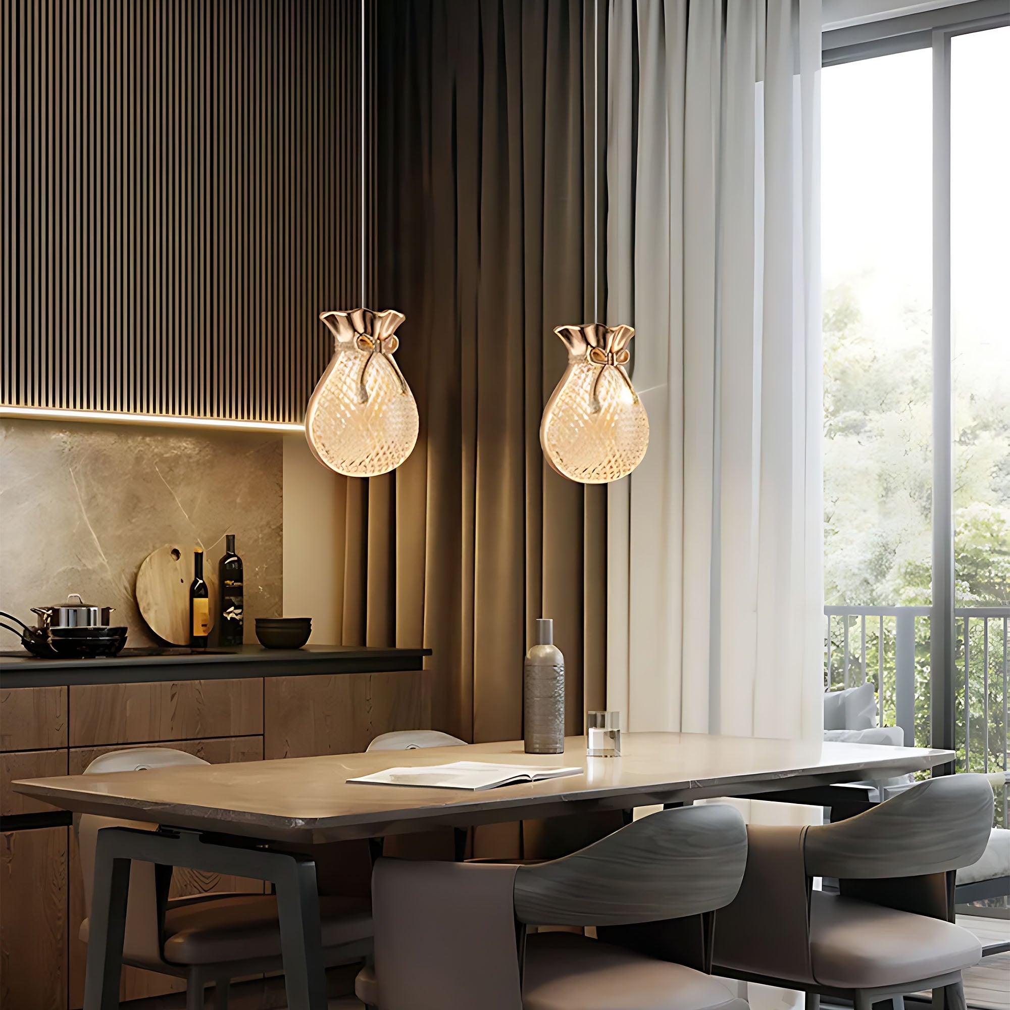 Lampa Sufitowa Wisząca Lhj107-1cp Jasne Różowe Złoto  15