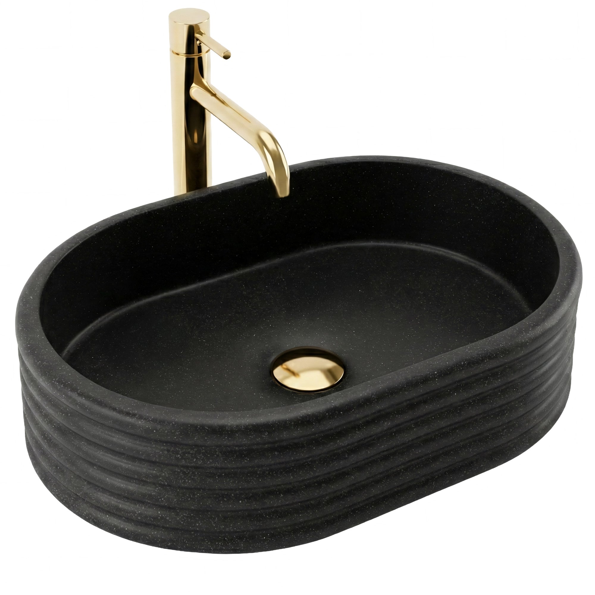 Umywalka nablatowa Rea Nicoletta Black  9