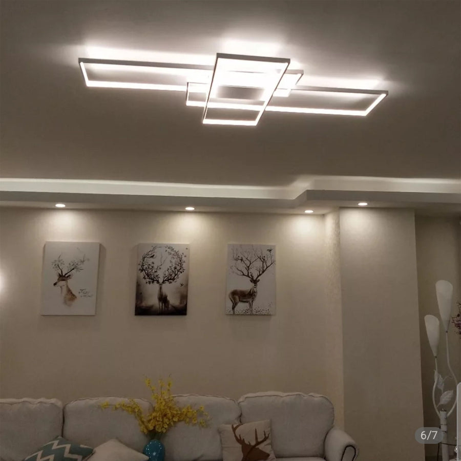 Lampa sufitowa nowoczesna LED + PILOT APP660 Biała