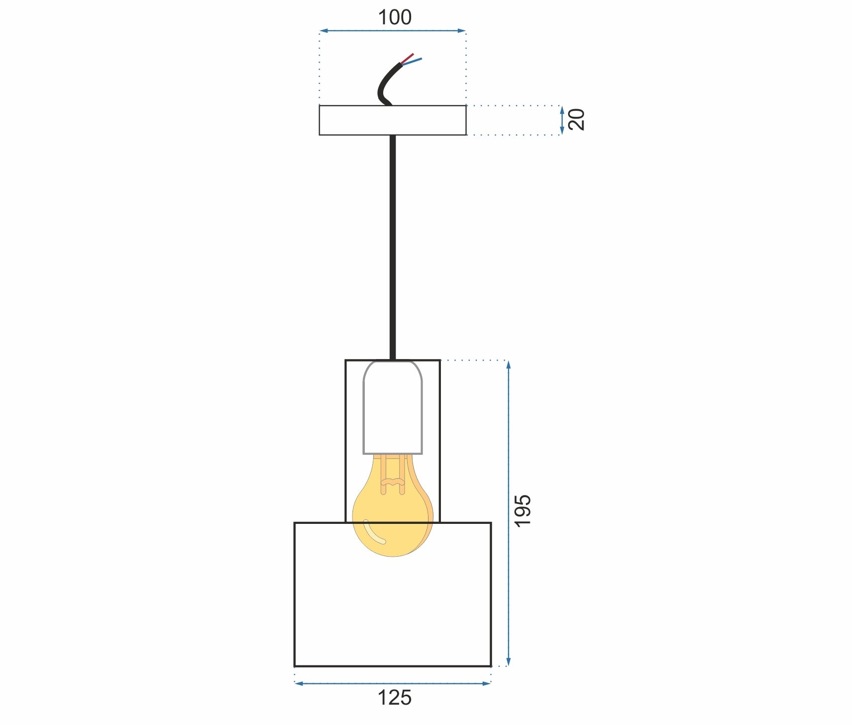 Lampa Wisząca  APP285-1 Srebrna  6