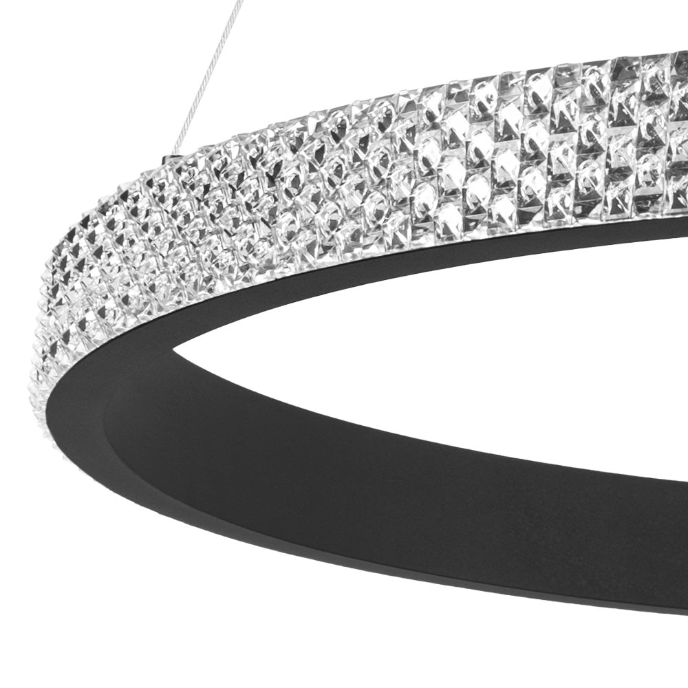 Lampa Sufitowa Wisząca Led App1512-cp Black  3