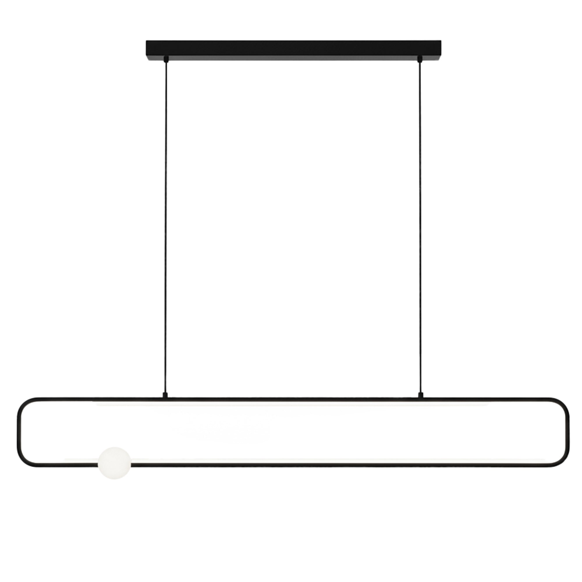 Lampa Sufitowa Wisząca Led G123-cp Czarna  1