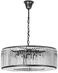 Lampa Kryształowa Wisząca APP1651-6CP Black  1