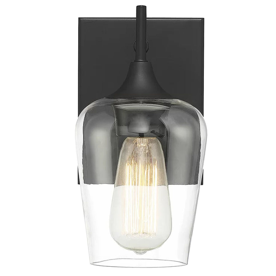LAMPA ŚCIENNA KINKIET APP1233-1W Czarna