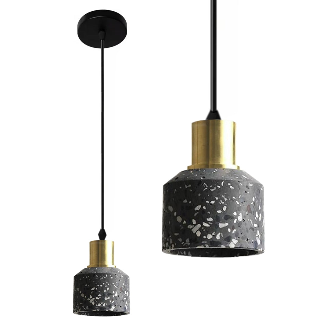Lampa Sufitowa Wisząca Betonowa Lastri APP930-1CP Czarna  1