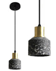 Lampa Sufitowa Wisząca Betonowa Lastri APP930-1CP Czarna  1