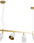 Lampa Wisząca APP1030-4CP Biała