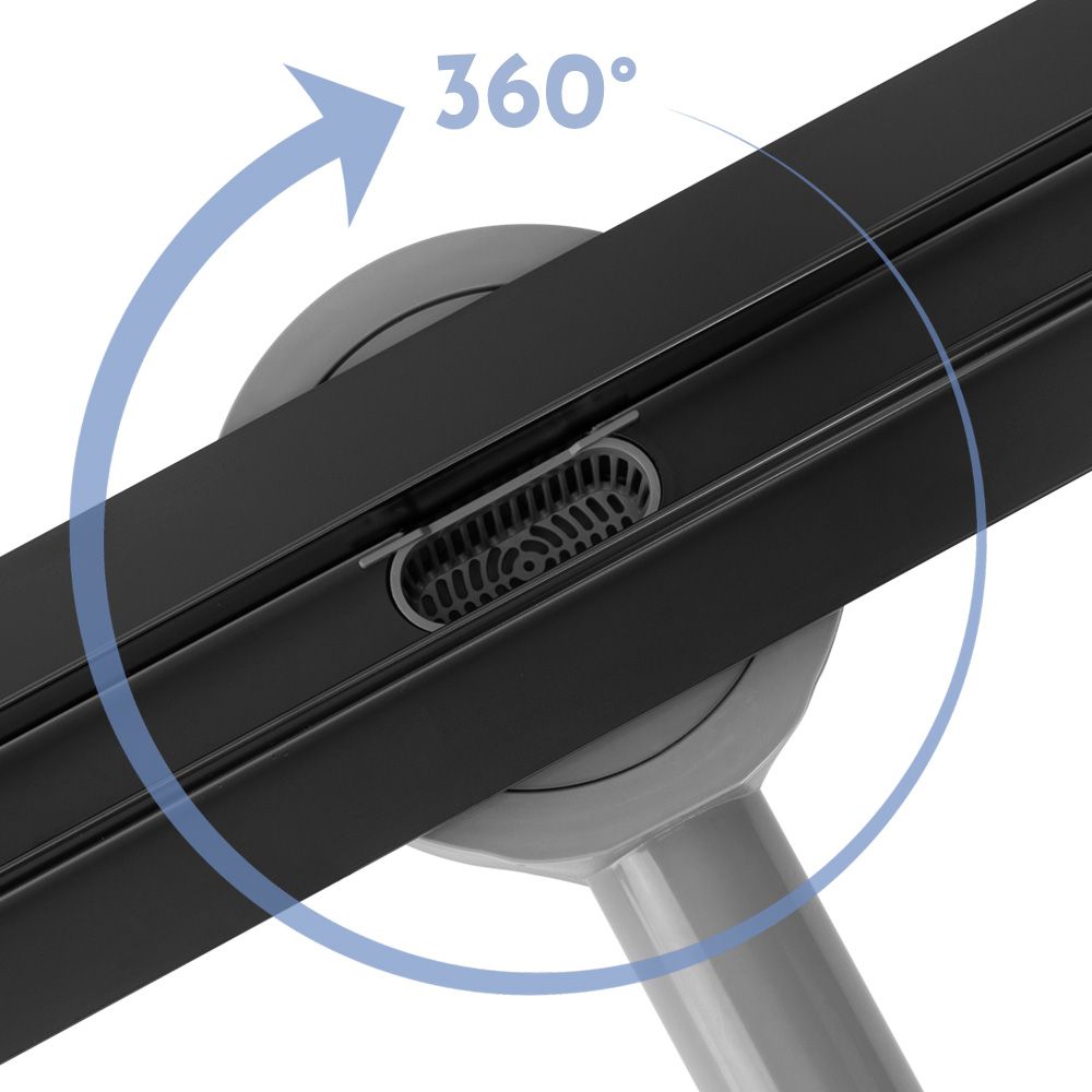 Odpływ Liniowy REA Neox Slim pro Czarny 70