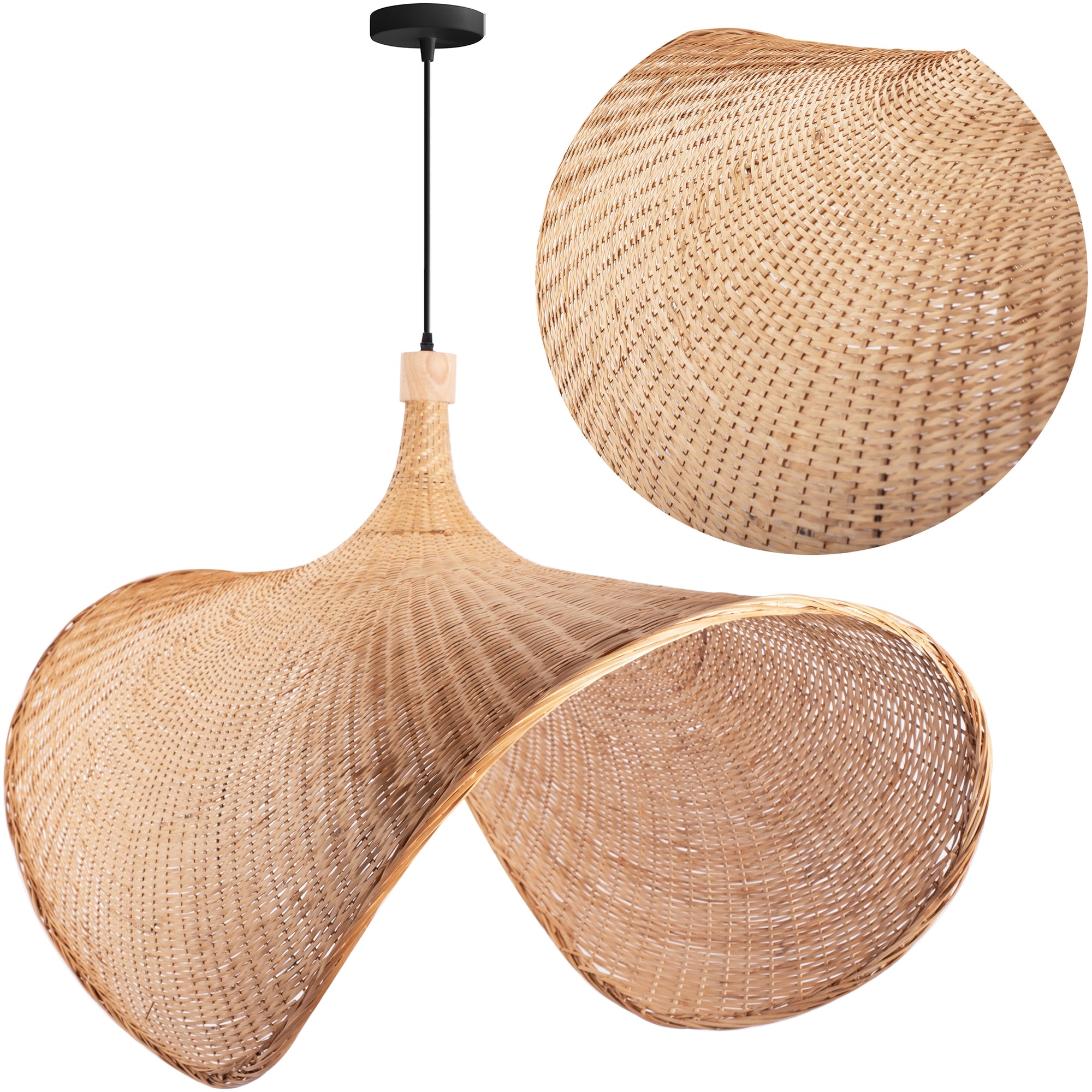 Lampa Sufitowa Wisząca Boho Duża 100cm APP1640-1CP  1