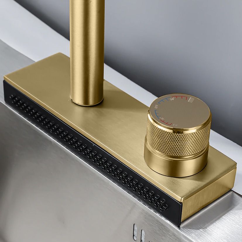 Bateria Kuchenna REA CONOR ZŁOTA SZCZOTKOWANA BRUSH GOLD