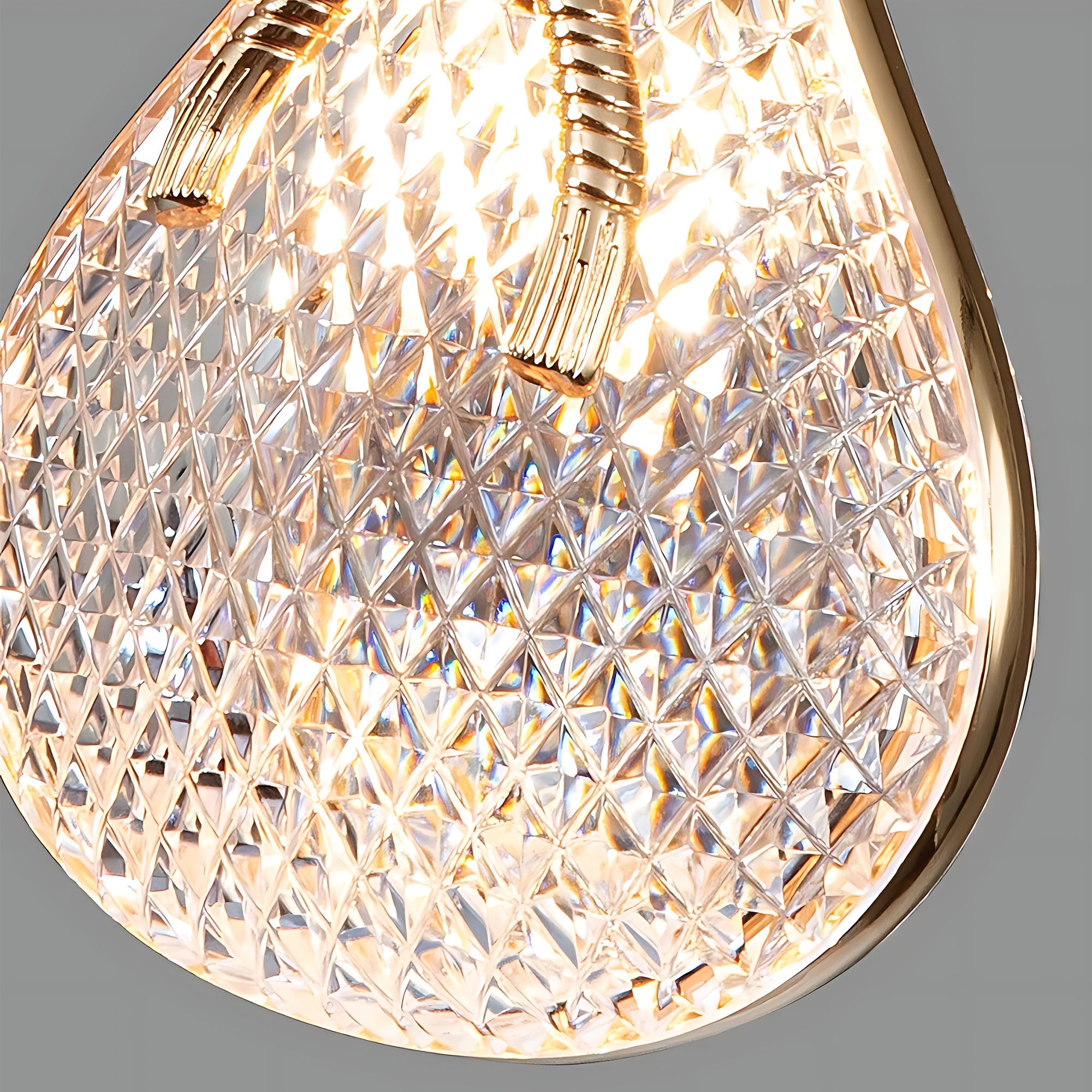 Lampa Sufitowa Wisząca Lhj107-1cp Jasne Różowe Złoto  11