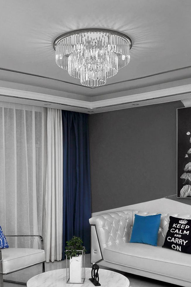 LAMPA KRYSZTAŁOWA PLAFON APP780-7C