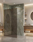 Kabina prysznicowa Walk-In Rea Flexi Brown / Gold 120  6
