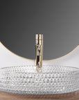 Umywalka nablatowa Rea Cristal Transparent 39
