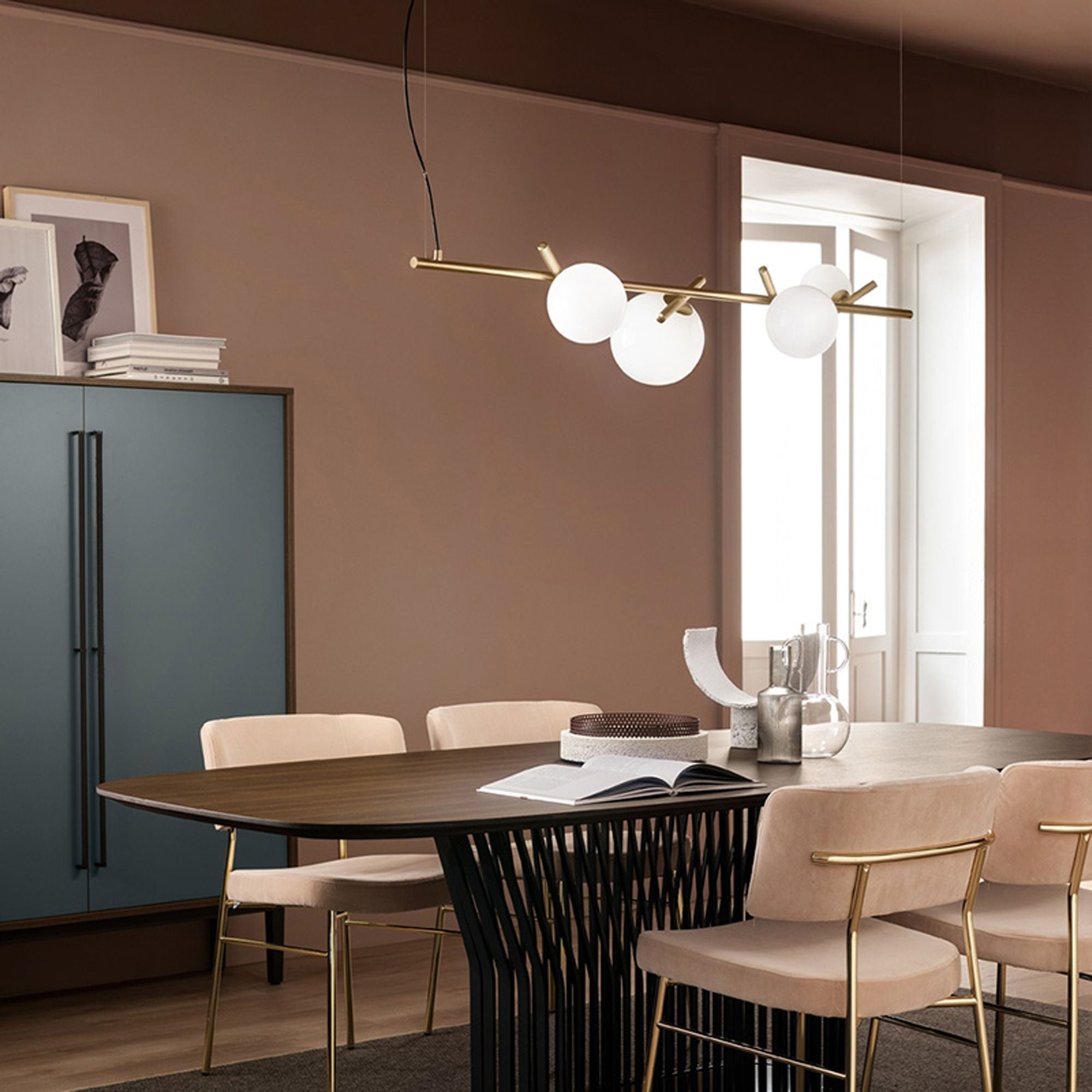 Lampa Sufitowa Wisząca Gold APP1665-4CP  6