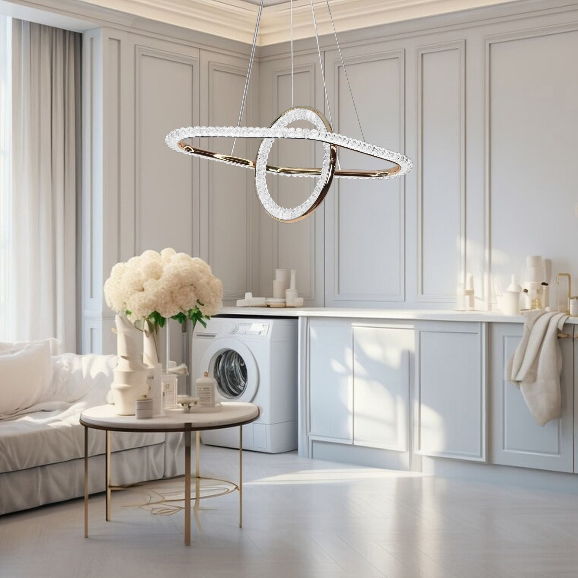 Lampa Wisząca Led G034-cp Złota  7