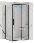 Kabina Prysznicowa Narożna Rapid Slide Black 150x80