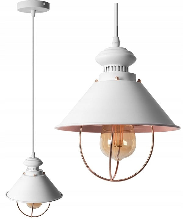 Lampa sufitowa wisząca LINZ APP103-1CP Biała  1