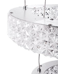 Lampa Wisząca Led Kryształowa Ms006-cp Chrom  3