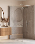 Kabina Prysznicowa Walk-in Rea Flexi Transparent / Chrome 80  4