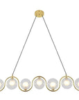 LAMPA SUFITOWA WISZĄCA APP1441-7CP Złota