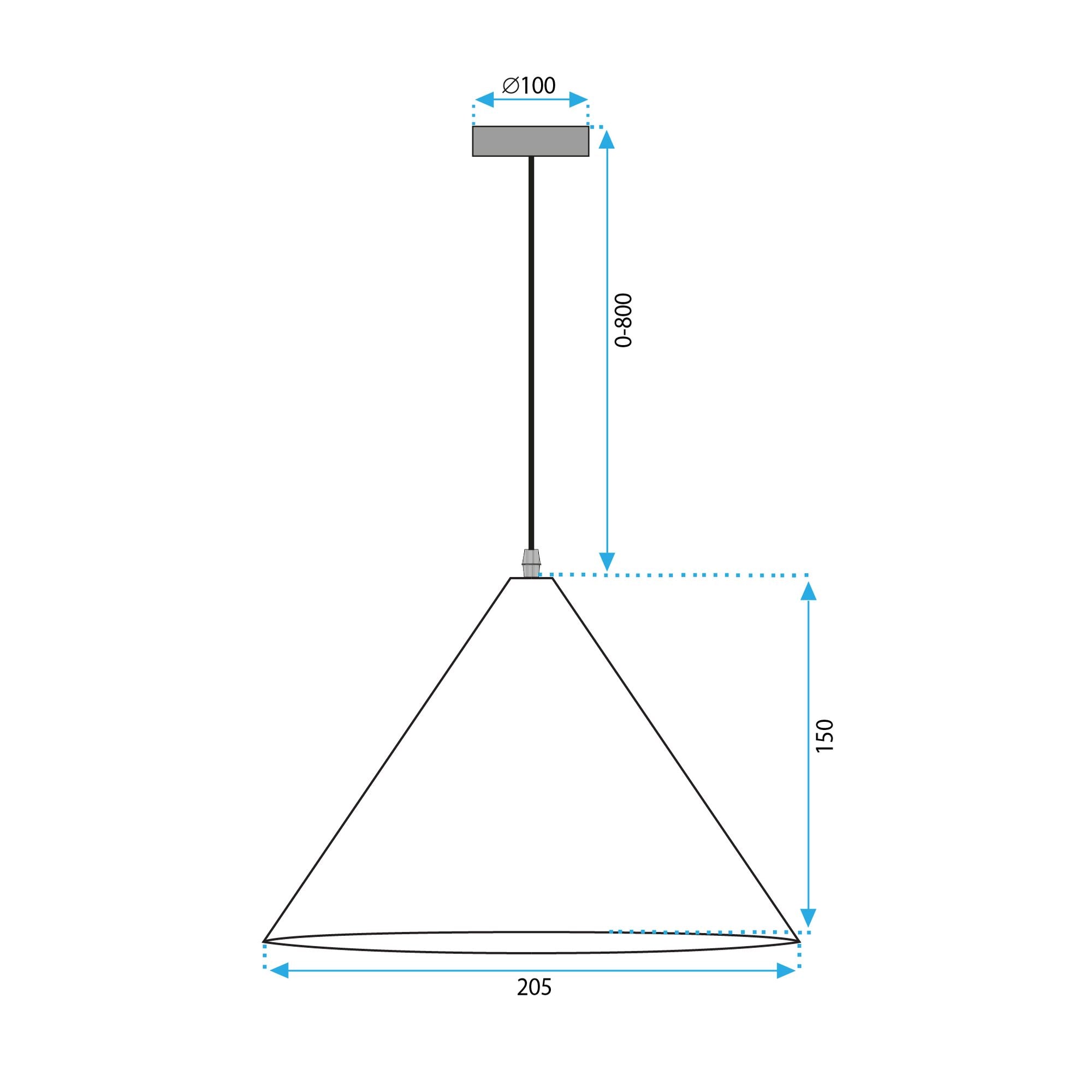 LAMPA SUFITOWA WISZĄCA APP1442-1CP WOOD
