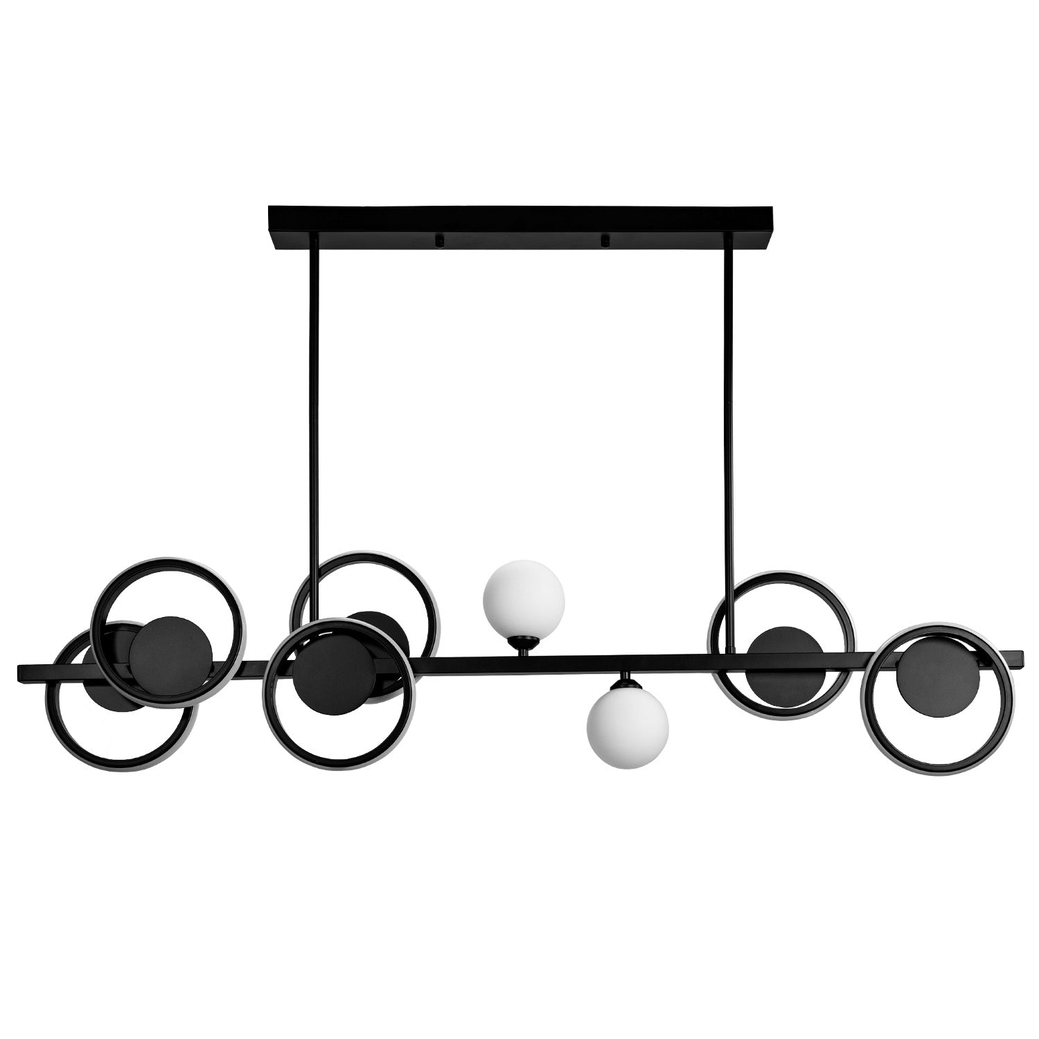 Lampa sufitowa LED APP1199-CP Czarna  1