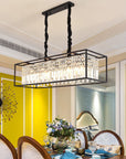 LAMPA KRYSZTAŁOWA WISZĄCA APP1112-4CP CZARNA