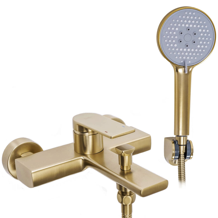 Bateria Wannowa REA Verso Brush Gold Złota Szczotkowana