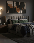 LAMPA ŚCIENNA KINKIET APP1147-2W czarna  7
