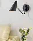 LAMPA ŚCIENNA KINKIET APP1139-1W Czarno-złota